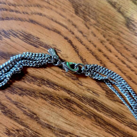 RMN Roman Vintage Pearl, Crystal, And Seed Bead Multi-Strand Necklace - Picture 6 of 13